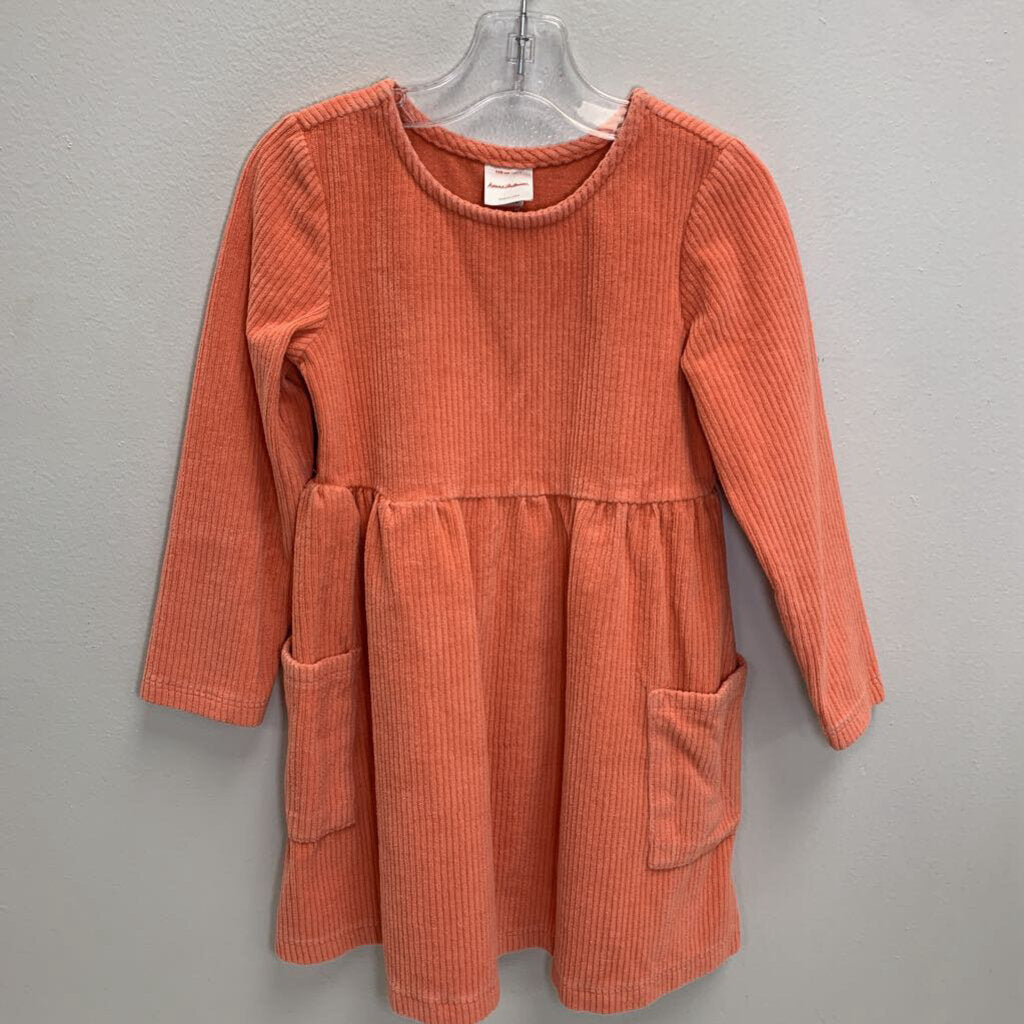 5: Ribbed Velour Pocket Dress - Magic Bloom