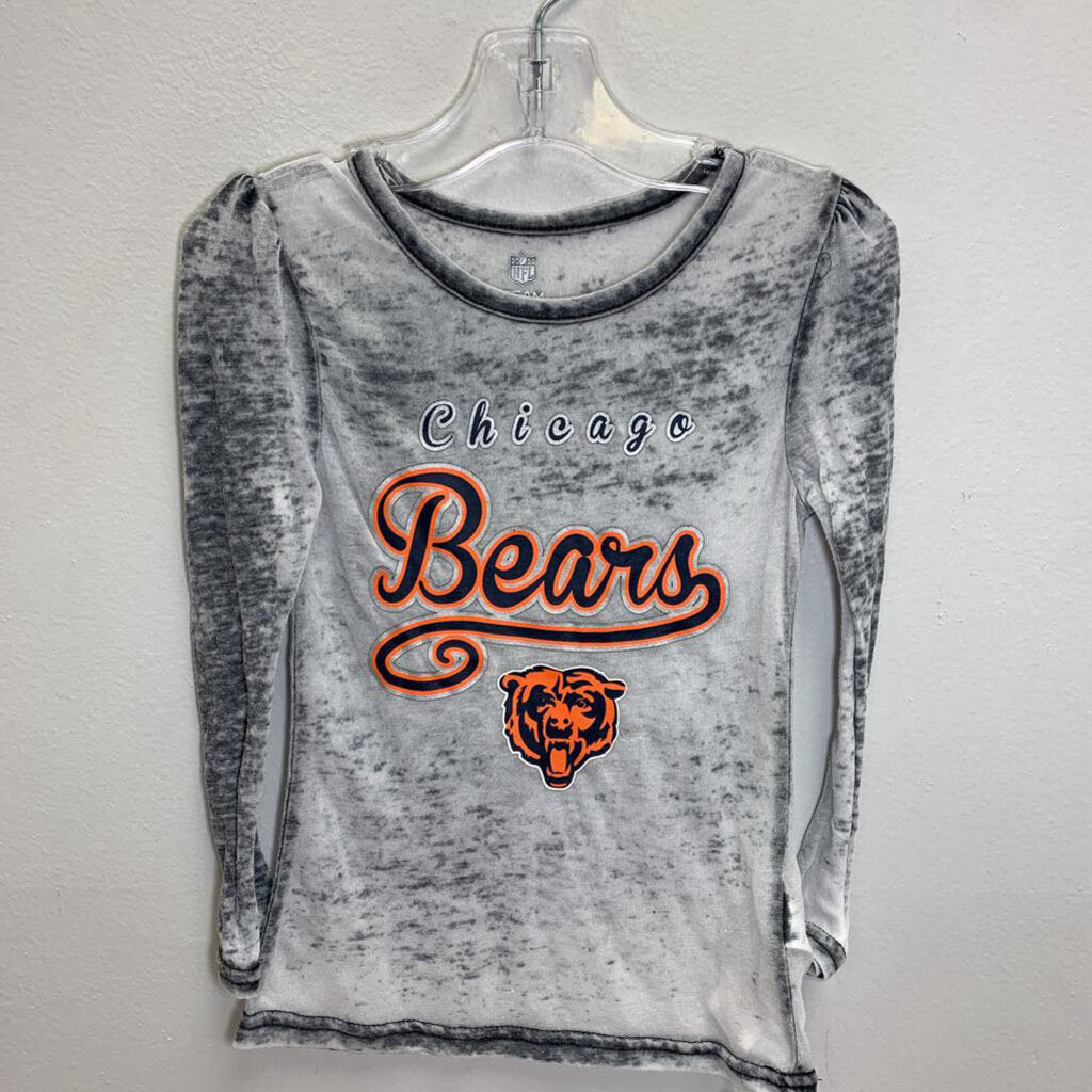 3T: Chicago Bears Long Sleeve T-Shirt - Distressed