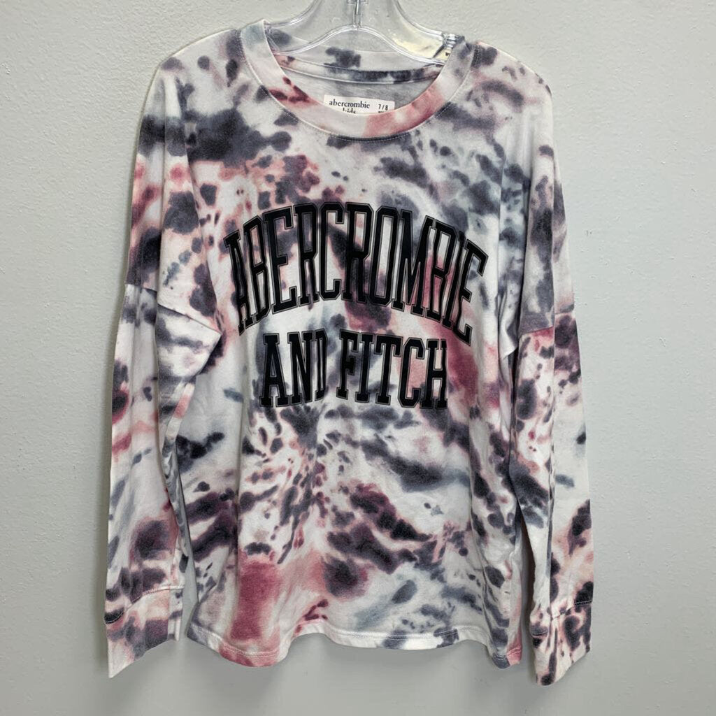 7/8: Long Sleeve Logo T-Shirt - Tie Dye