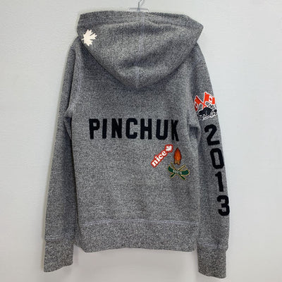 12-14: Full Zip Knit Hoodie - Pinchuk Patches