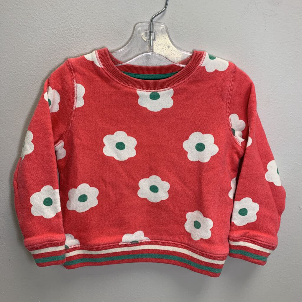 2-3Y: Crewneck Sweatshirt - Floral