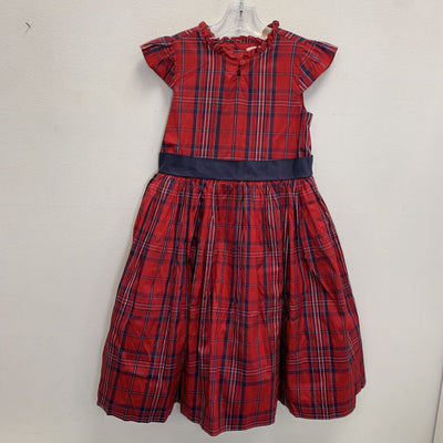 7: Holiday Silk Plaid Dress