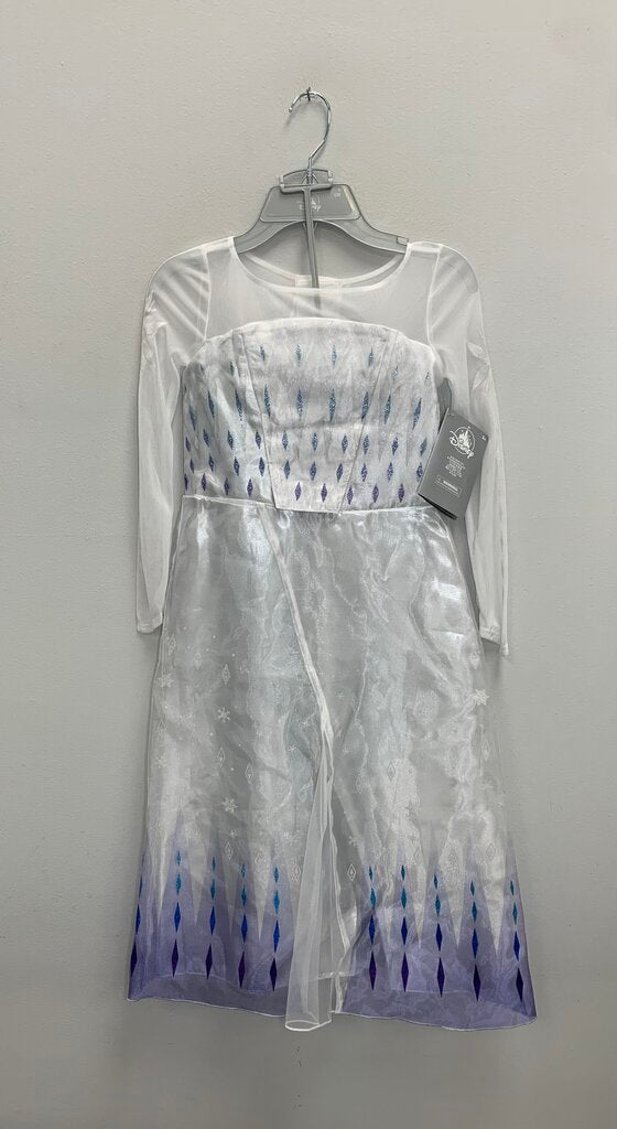5-6: Elsa Frozen Dress + Crown - NWT