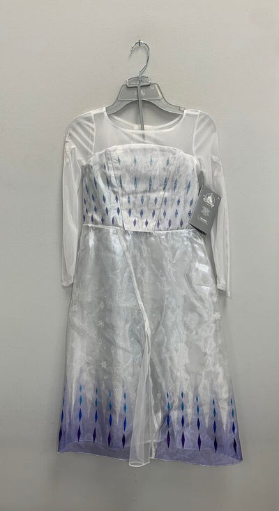 5-6: Elsa Frozen Dress + Crown - NWT