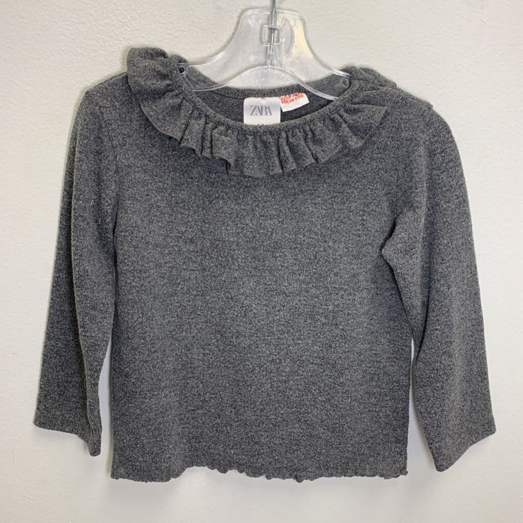 2-3: Ruffled Knit Top