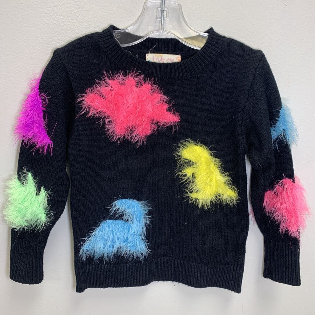 3T: Sweater - Fuzzy Dinosaurs