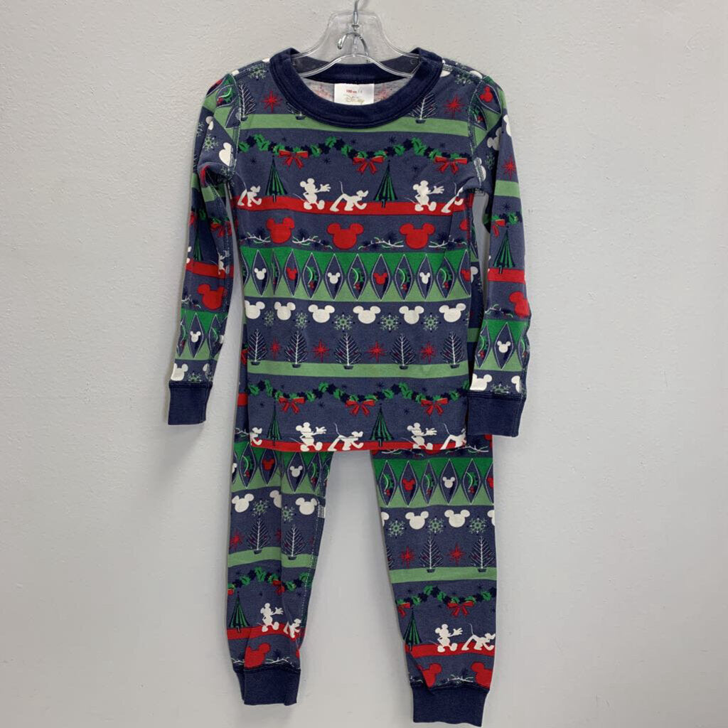 4: Long John Pajama Set - Disney Mickey Christmas