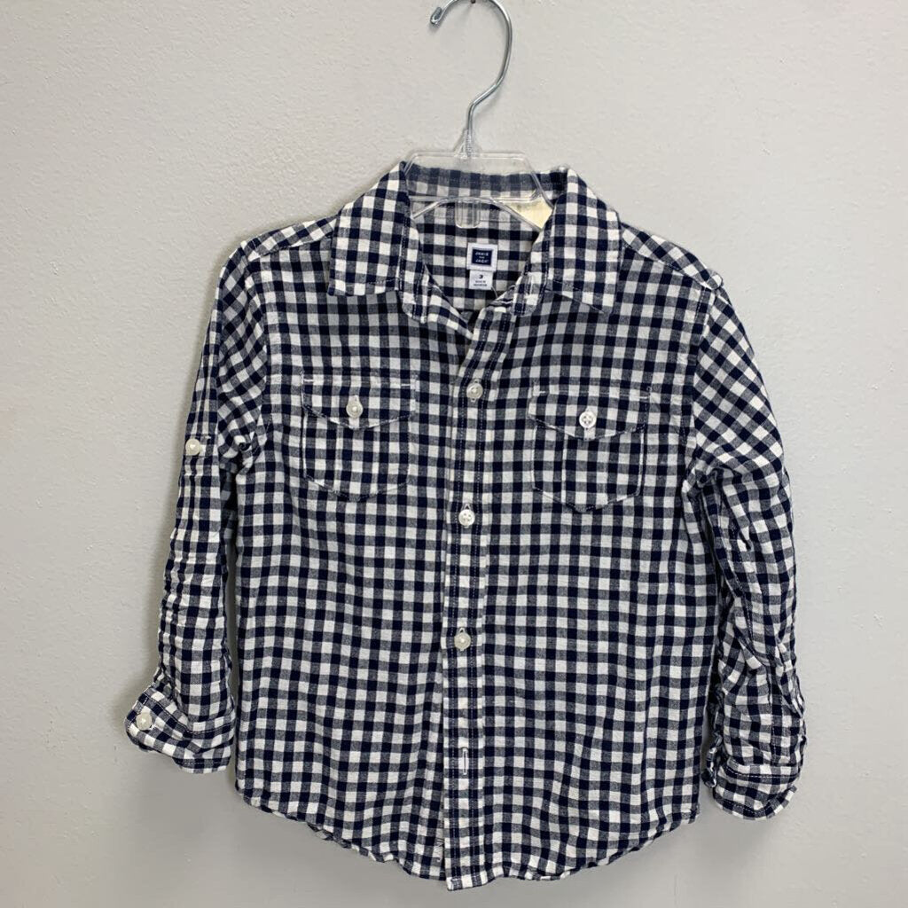 3: Gingham Linen Blend Shirt