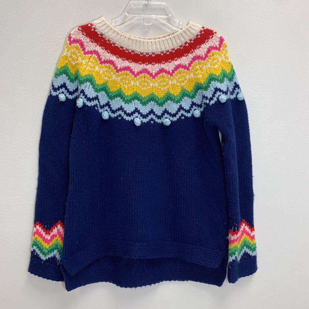 6-7Y: Fair Isle Sweater - Rainbow