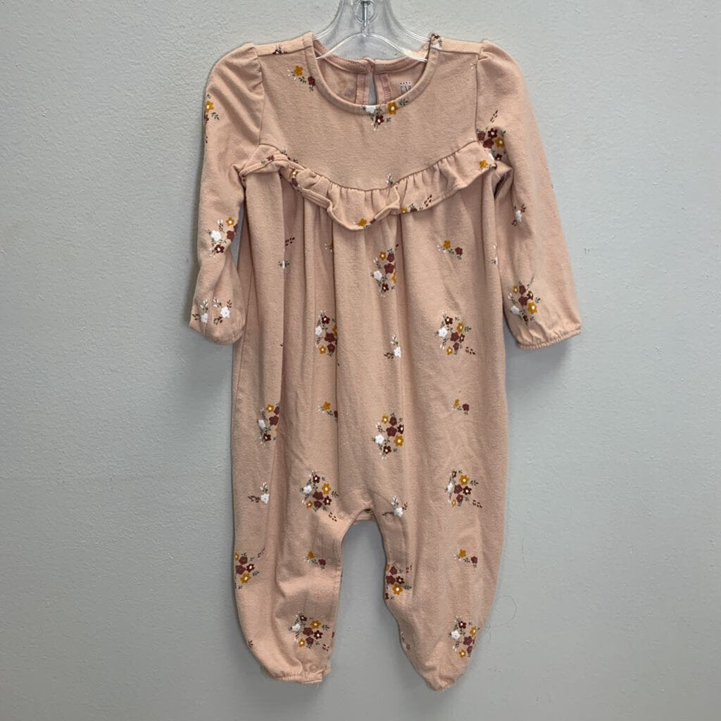 6-12M: Floral Ruffle Romper
