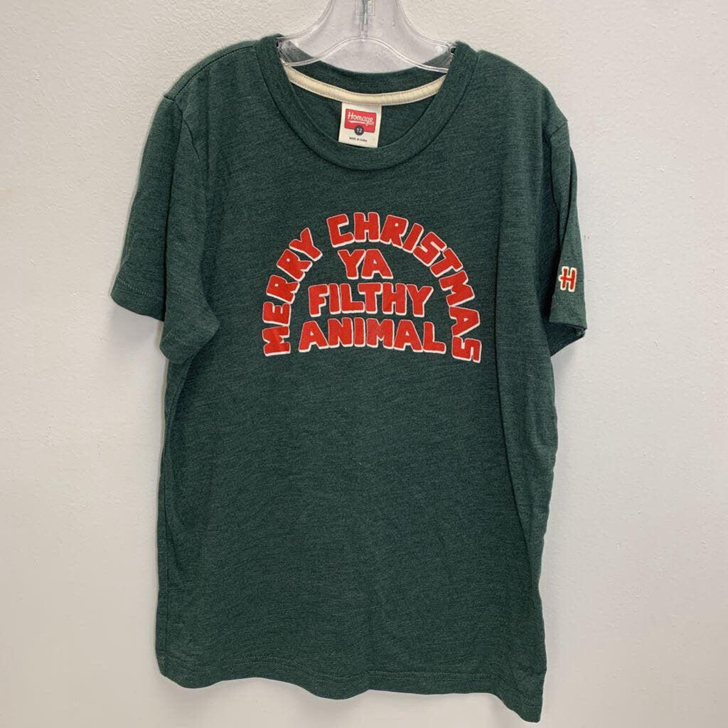 12: T-Shirt - Merry Christmas Ya Filthy Animal