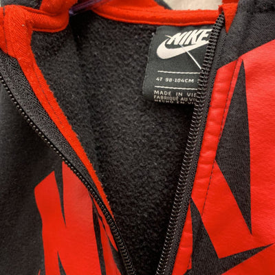 4T: Logo Full Zip Hoodie