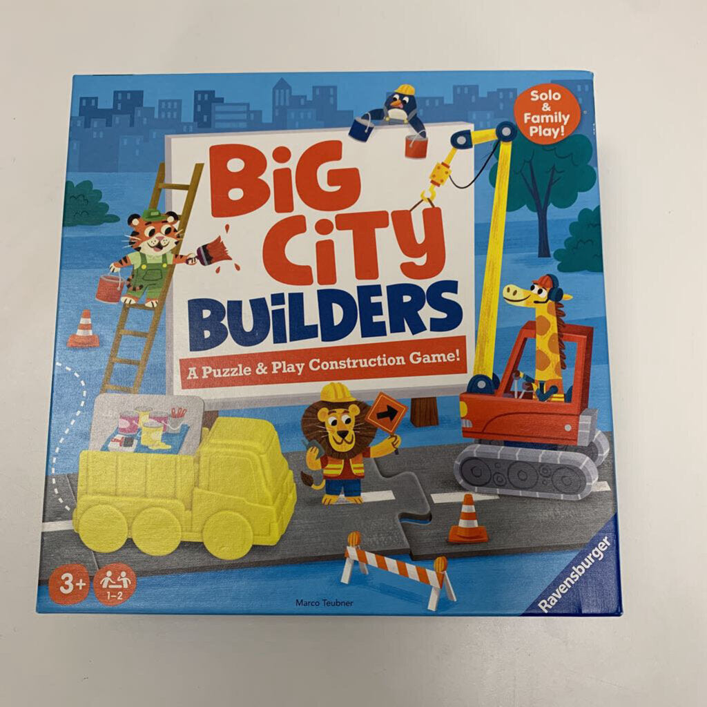Big City Builders Puzzle & Play Construction Game