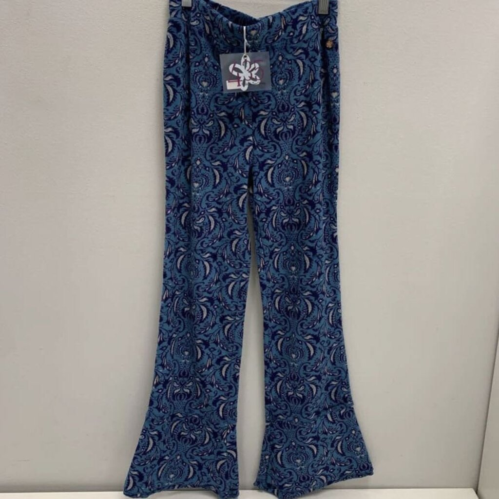 12: 435 Velour Pants - Paisley NWT