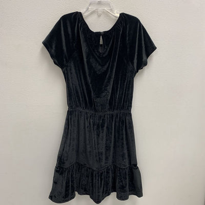8: Velvet Keyhole Tiered Dress