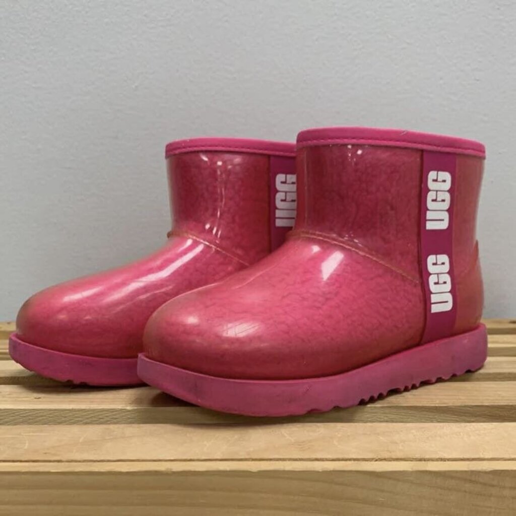 1: Classic Clear Mini II Boot - Taffy Pink