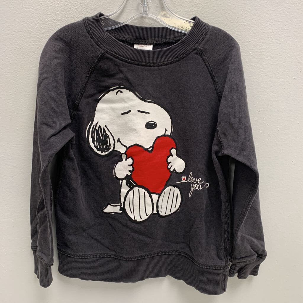 5: Peanuts Snoopy Heart French Terry Sweatshirt