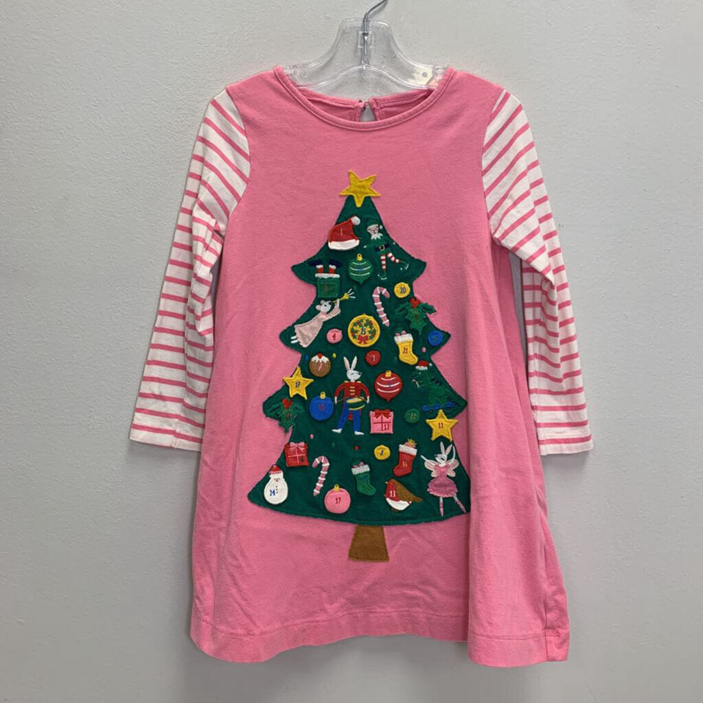 4-5Y: Festive Advent Calendar Tree Dress