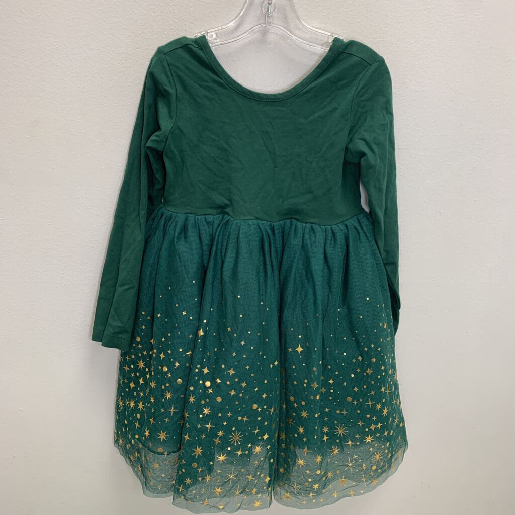 5: Shimmer Tulle Dress - Ponderosa Green