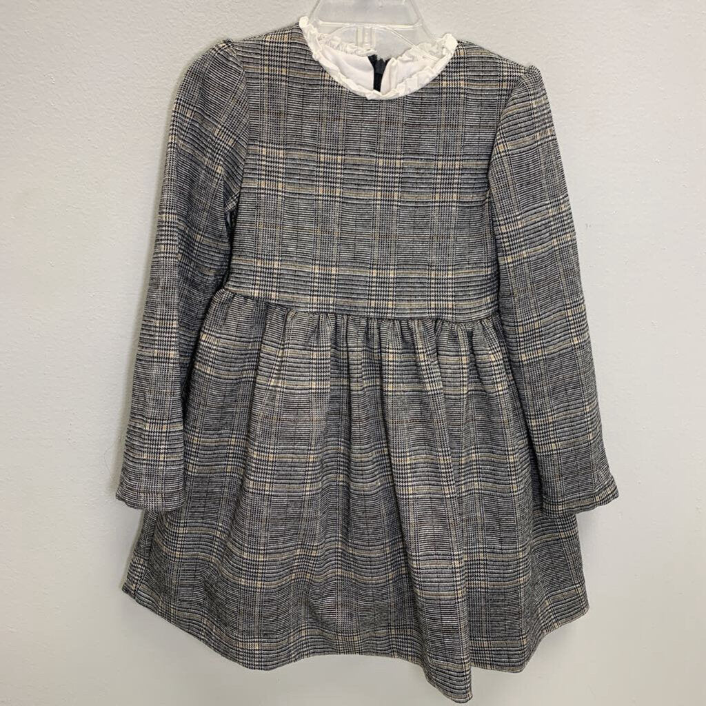 5: Lined Plaid Winter Dress w/ Tulle Underskirt