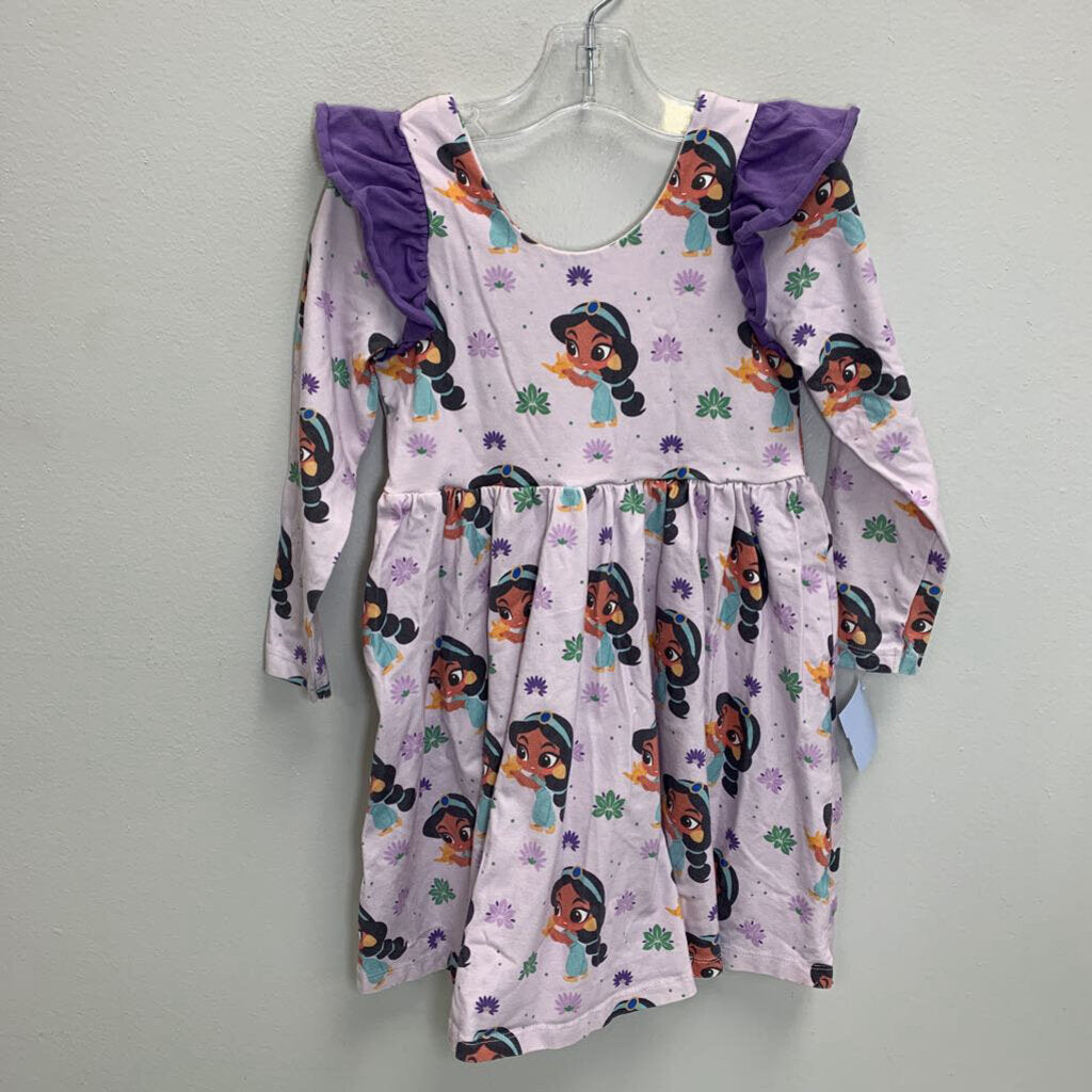 5T: Double Ruffle Let's Dance Dress - Disney Jasmine