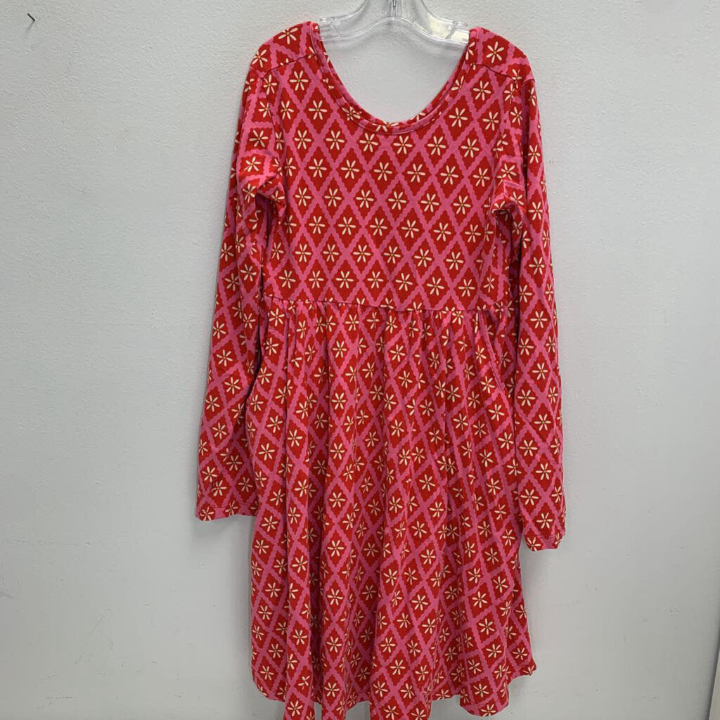 12: Skater Dress w/ Pockets - Lattice Floral