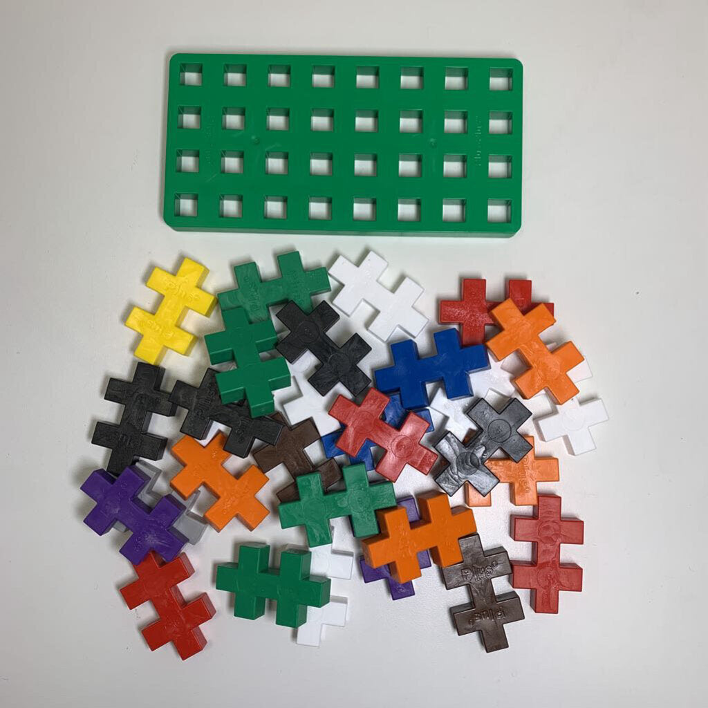 30 Building Blocks + Base Plate