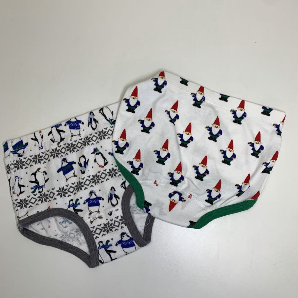 5: 2 Pair Underwear - Gnomes & Penguins NWOT
