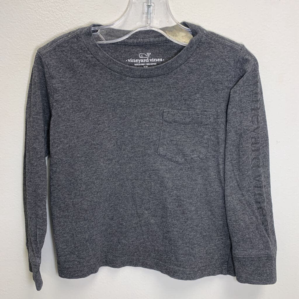 2T: Long Sleeve Pocket T-Shirt