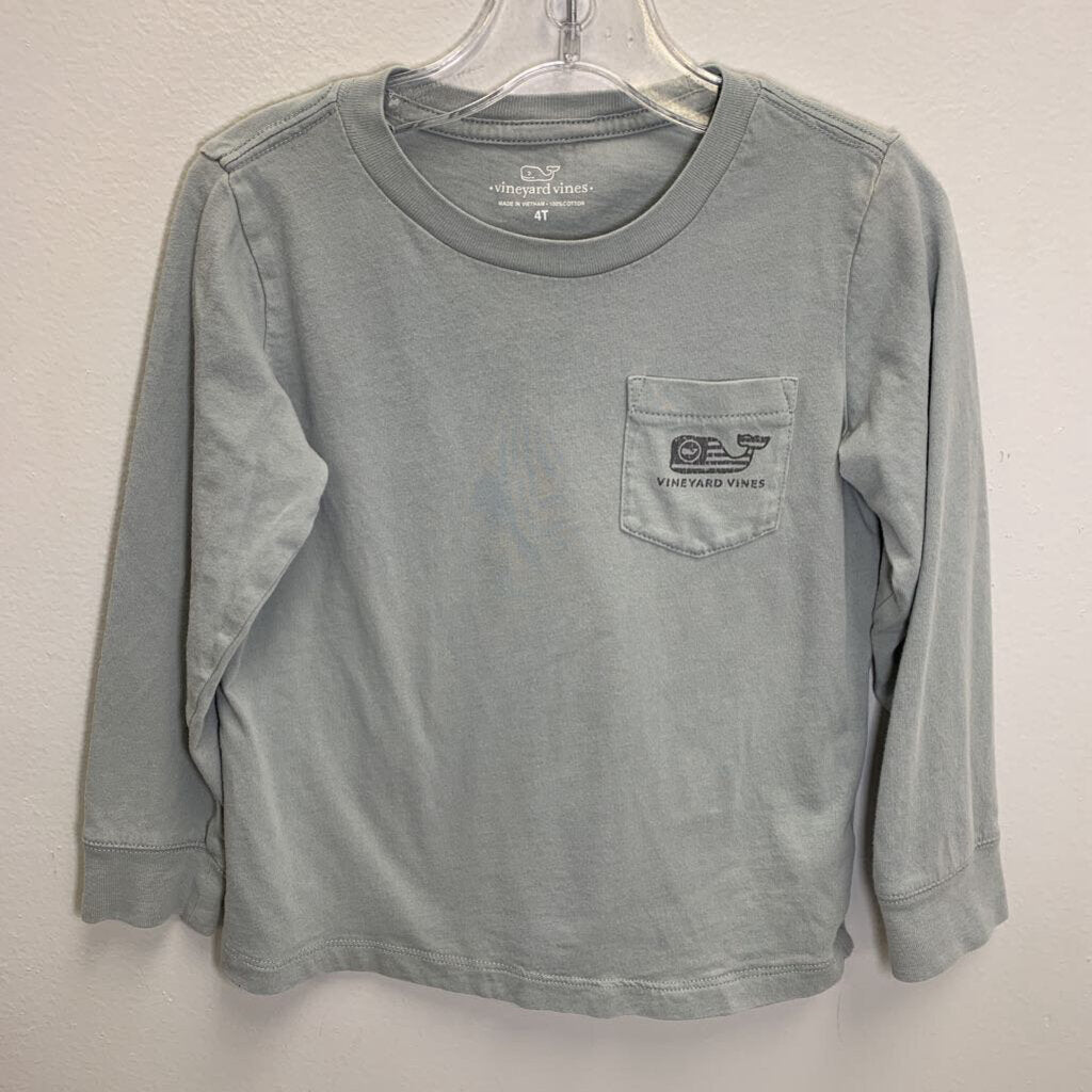 4T: Long Sleeve Pocket T-Shirt