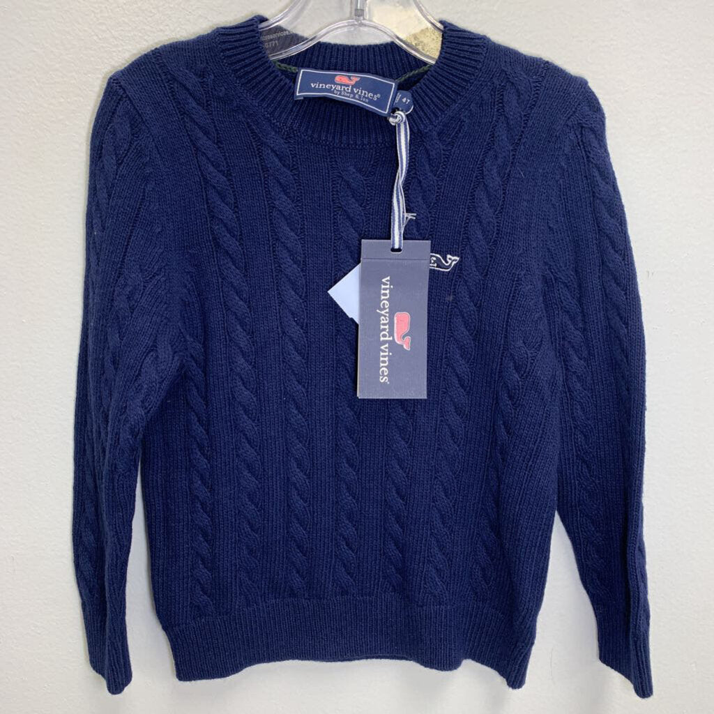 4T: Cable Knit Crewneck Sweater - NWT
