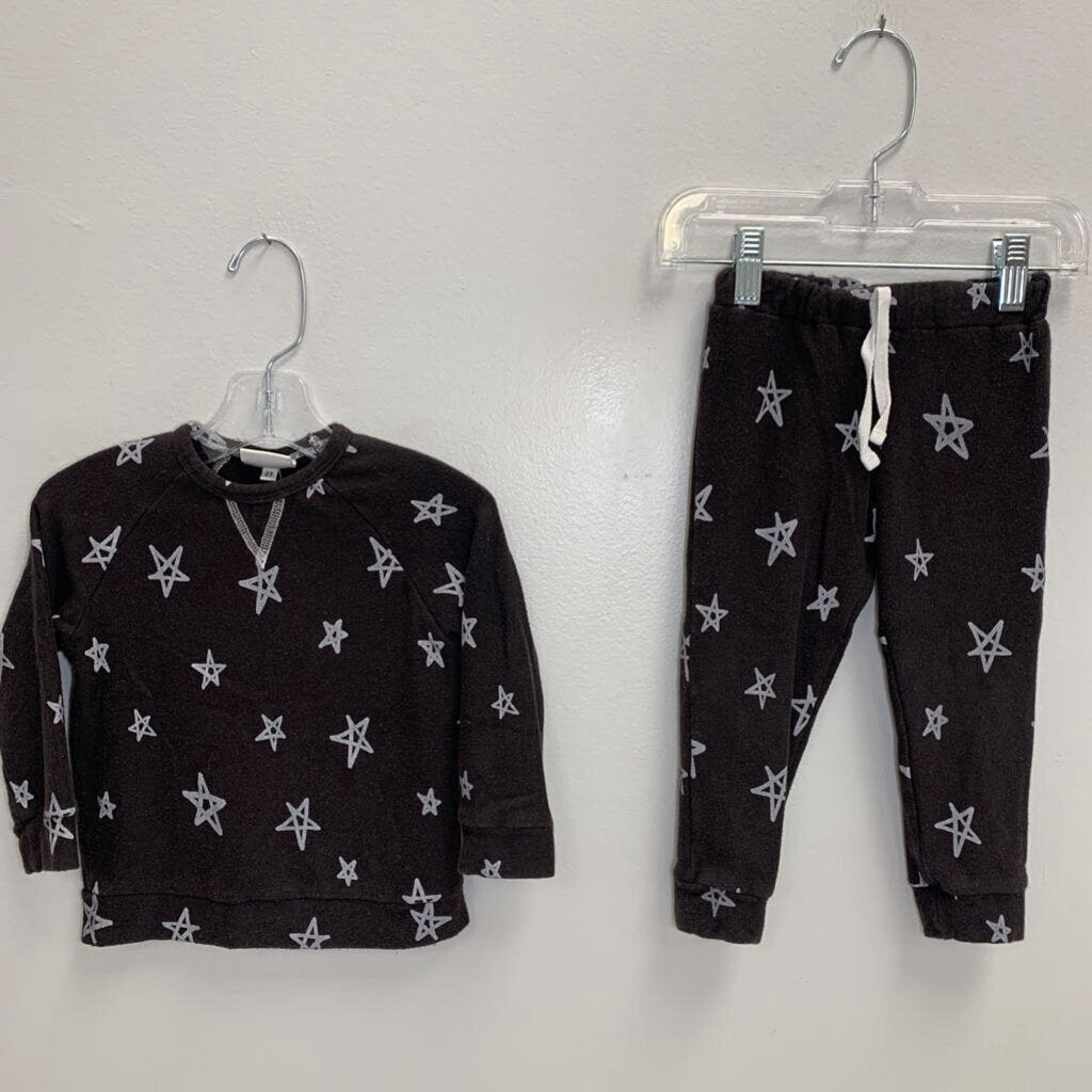 2T: Modal Crewneck + Lounge Pants Set - Star