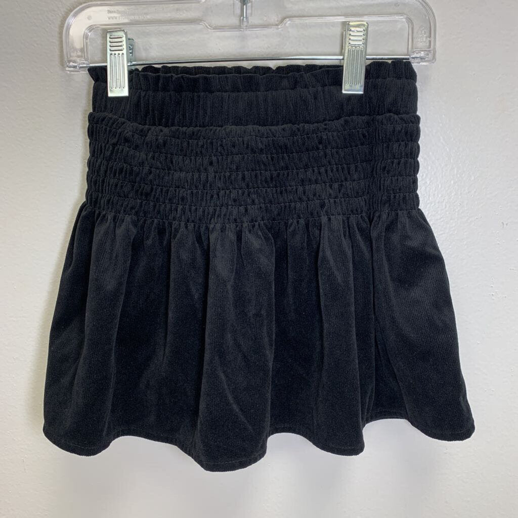 Soft Velvet Velour Stretch Waist Skirt