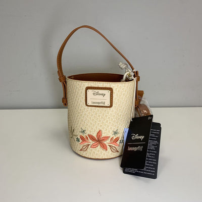 Disney Lilo & Stitch Hula Group Floral Bucket Crossbody Bag NWT