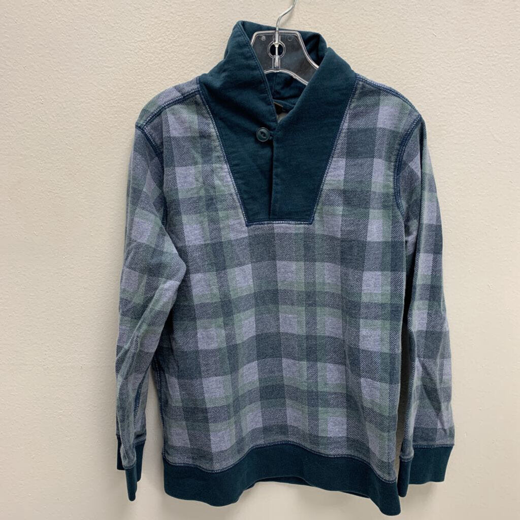 8-9: Plaid Shawl Collar Popover
