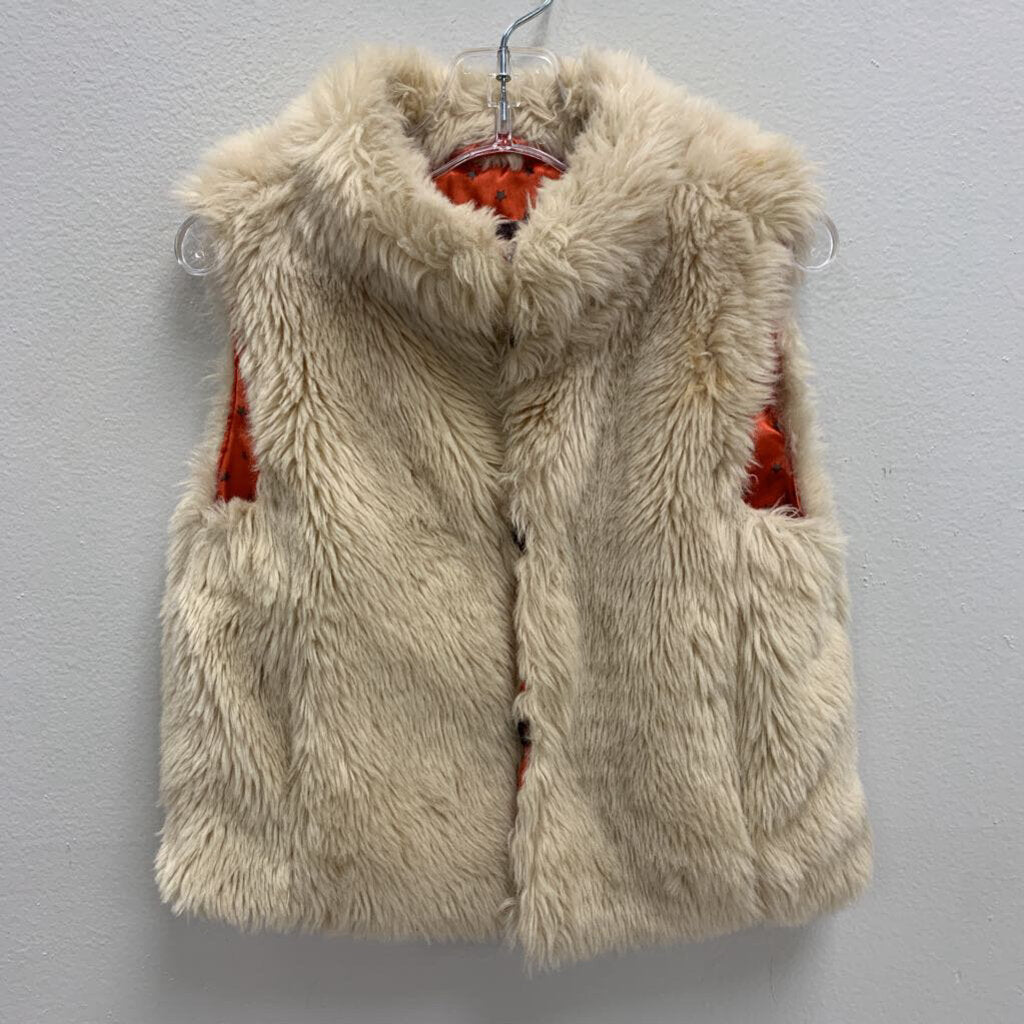 3-4Y: Faux Fur Vest