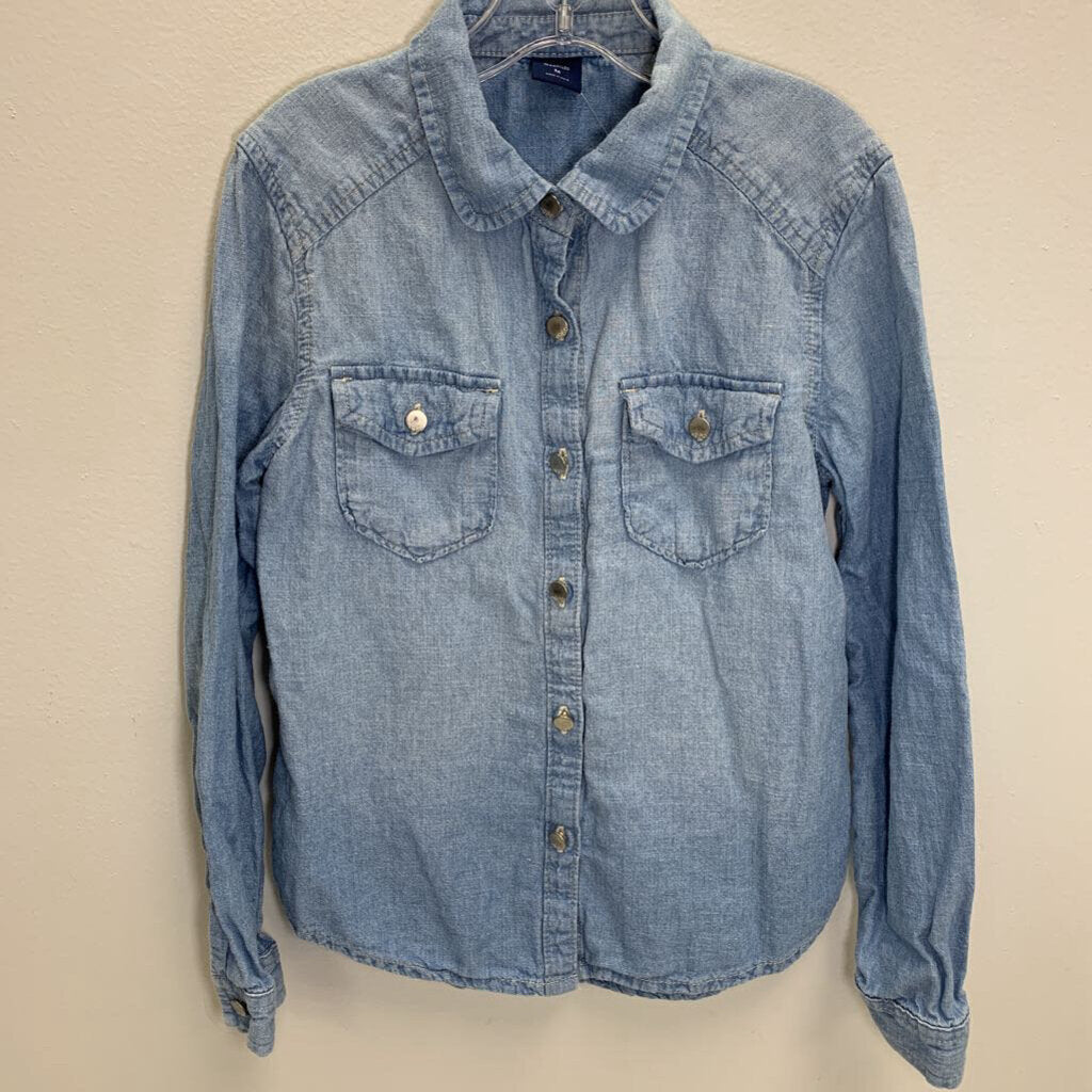 8-9: Denim Button Down Shirt