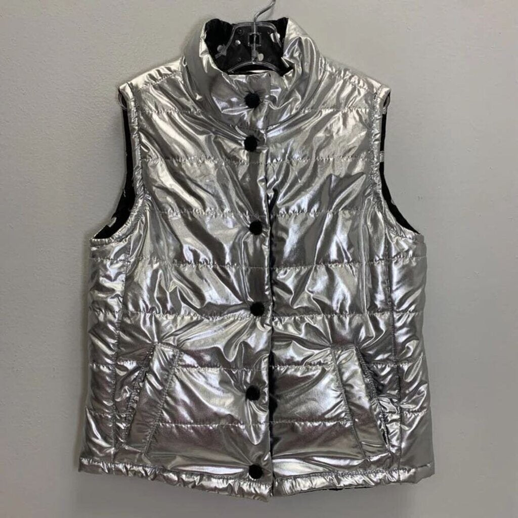 6X: Reversible Puffer Vest - Hearts