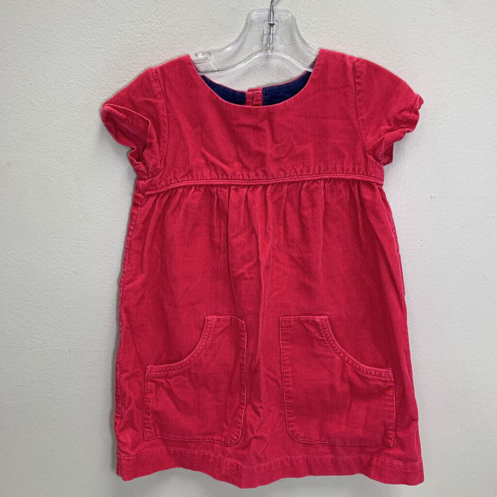 2-3Y: Baby Corduroy Dress w/ Pockets