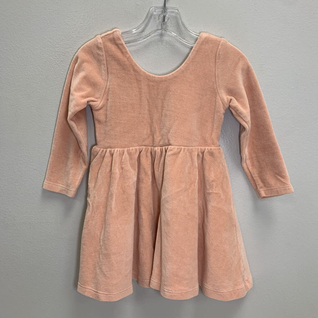2T: Velour Skater Dress