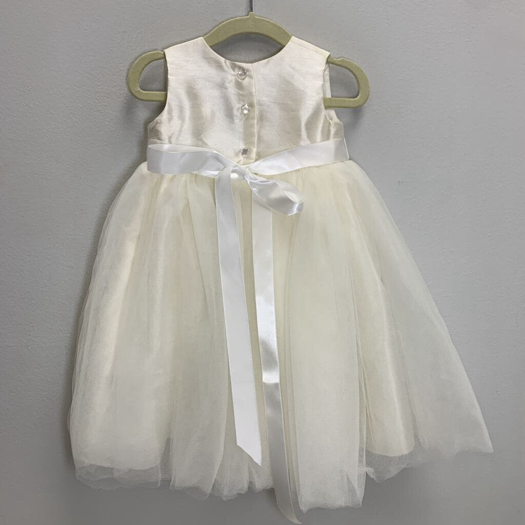 18M: Sleeveless Dress, Tulle Bottom, Ribbon Waist