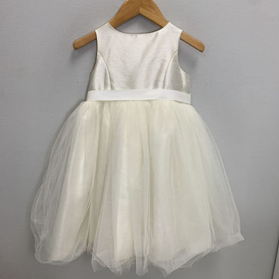 4: Sleeveless Dress, Tulle Bottom, Ribbon Waist