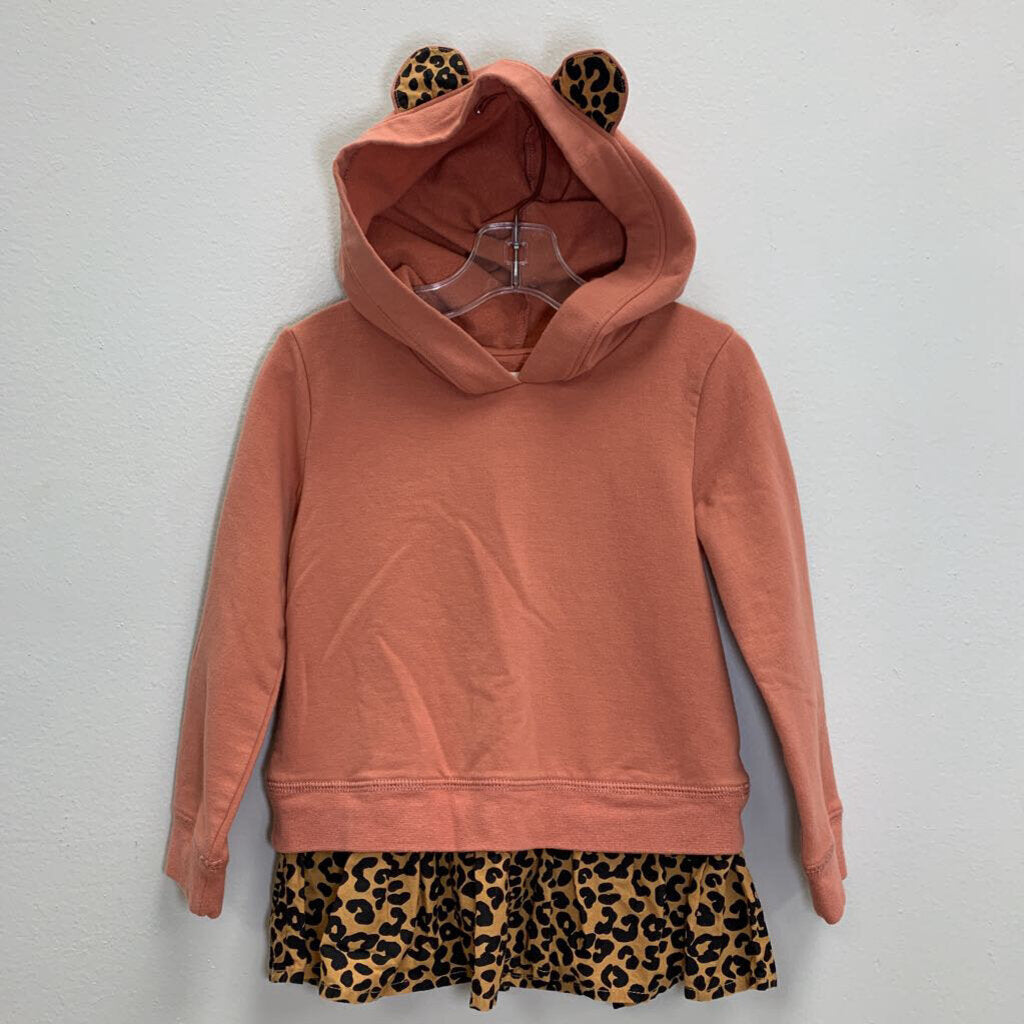 3: Animal Ear Peplum Hem Hoodie w/ Ears