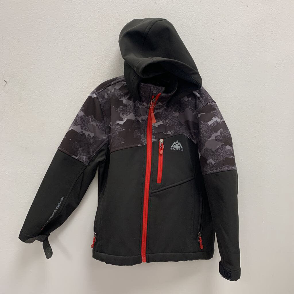 7-8: Softshell Fleece Lined Hooded Jacket AS IS