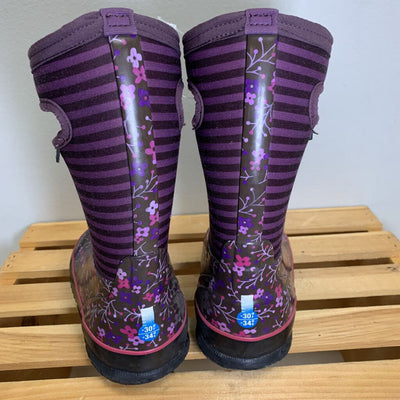 12: Waterproof Boots - Flower Stripe