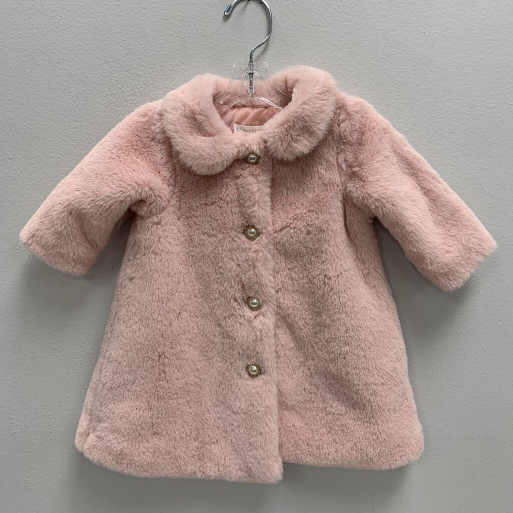 3-6M: Faux Fur Coat