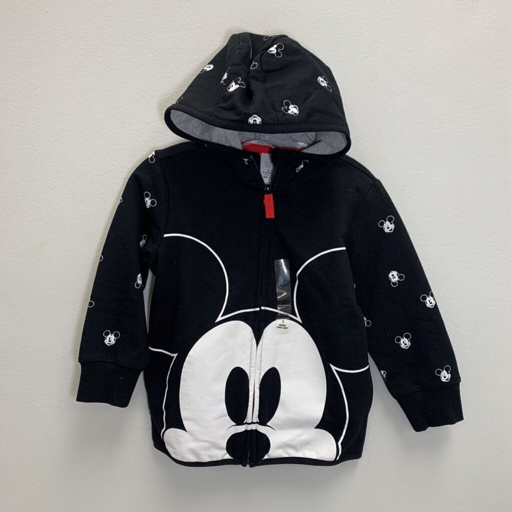 3: Zip Up Hoodie - Mickey Mouse NWT
