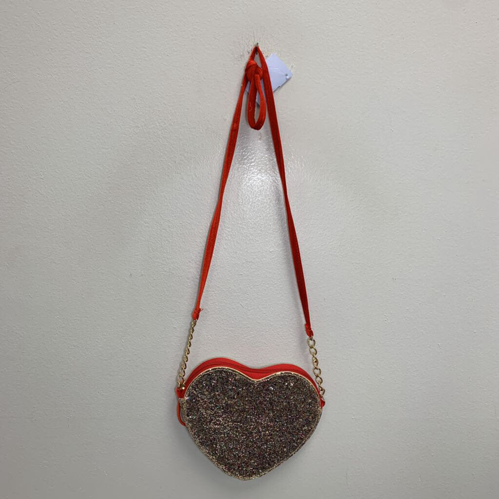Glitter Heart Purse