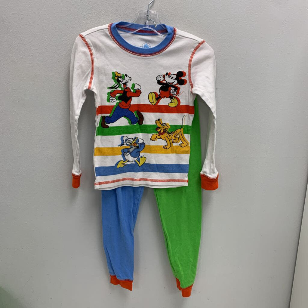 7: Long John Pajama Set - Mickey & Friends