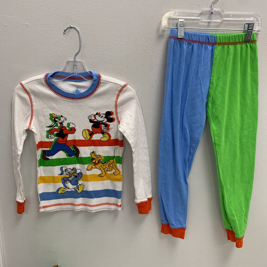 7: Long John Pajama Set - Mickey & Friends